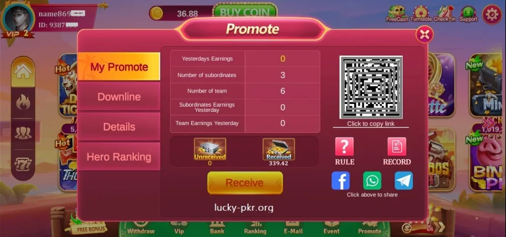 lucky pkr game